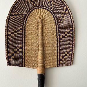 Bolga handfan African woven fan